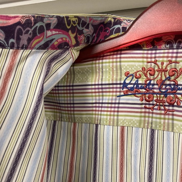 Robert Graham Designer long sleeve shirt . Size Large . Never worn. - Picture 4 of 5